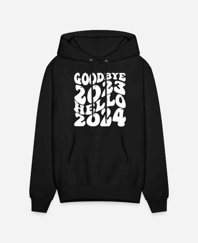 Goodbye 2023 Hello 2024 Hoodie, Happy New Year 2024 - Bigkus